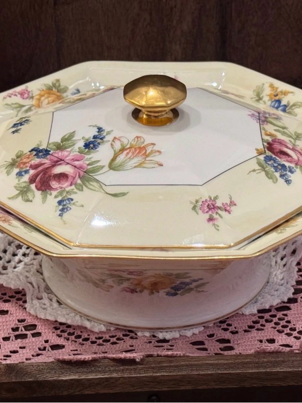 Haviland Limoges “ Nosegay” Vegetable Bowl